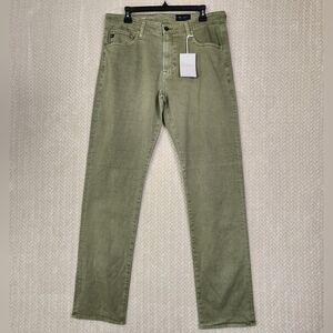 AG Everett, The Everett Slim Straight Green 34x34 Mens NWT